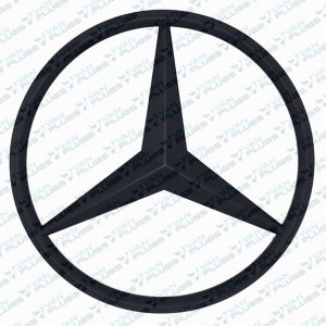 Mercedes Sprinter 907 910 2018-on Front Badge Matt Black